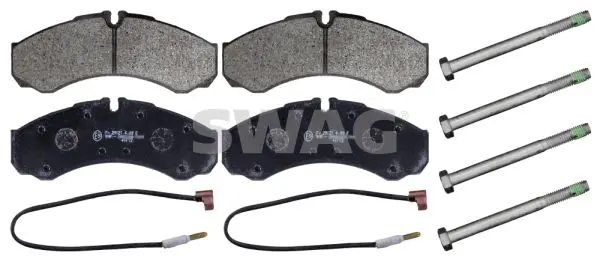 Handler.Part Brake pad set, disc brake SWAG 60116193 1