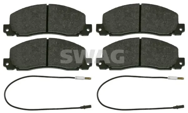 Handler.Part Brake pad set, disc brake SWAG 60916443 1