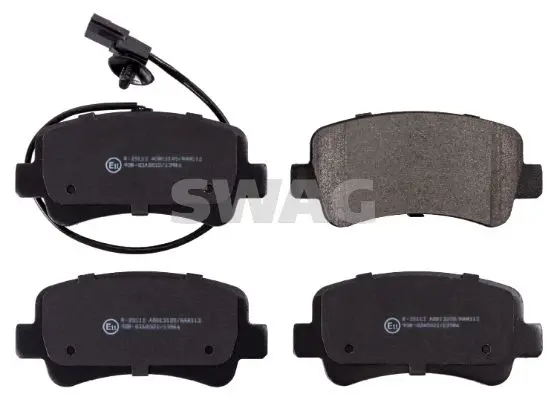 Handler.Part Brake pad set, disc brake SWAG 60916843 1