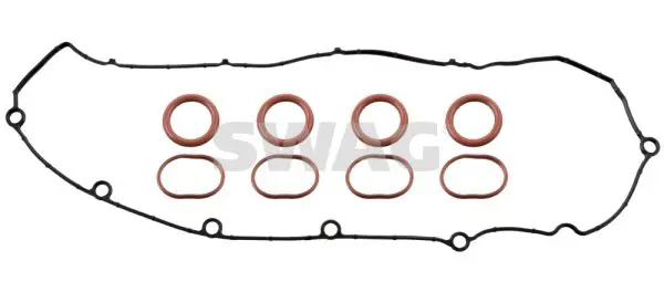 Handler.Part Gasket set, cylinder head cover SWAG 62101138 1