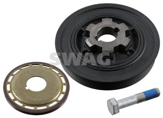 Handler.Part Belt pulley, crankshaft SWAG 62936433 1