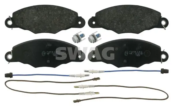 Handler.Part Brake pad set, disc brake SWAG 64916414 1