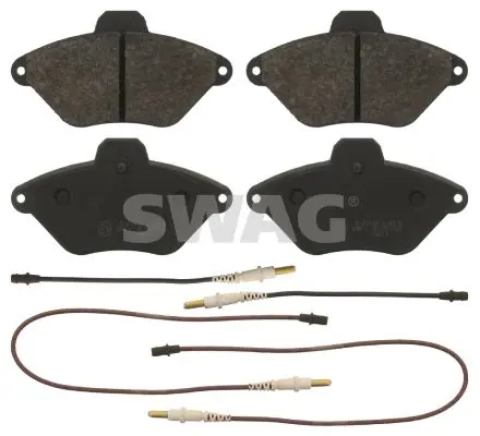 Handler.Part Brake pad set, disc brake SWAG 64916415 1