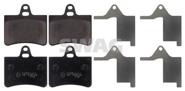 Handler.Part Brake pad set, disc brake SWAG 64916832 1