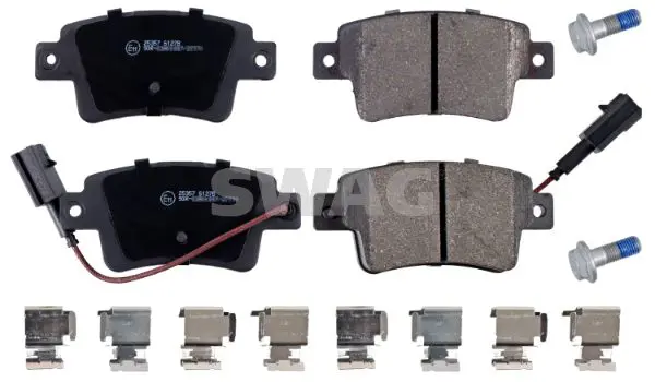 Handler.Part Brake pad set, disc brake SWAG 70916898 1