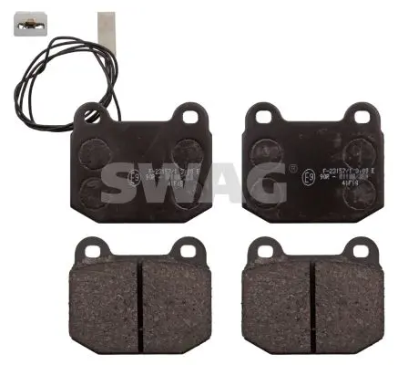 Handler.Part Brake pad set, disc brake SWAG 74116007 1