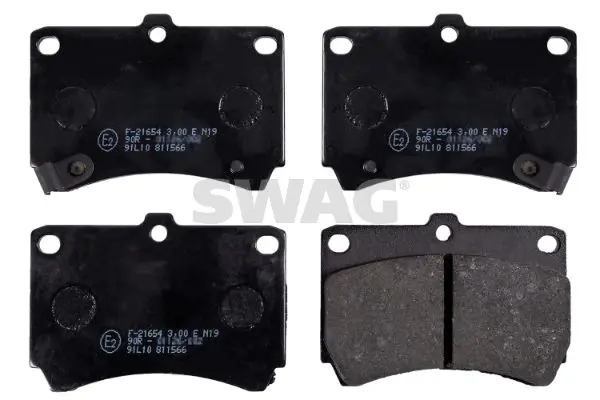 Handler.Part Brake pad set, disc brake SWAG 83916195 1