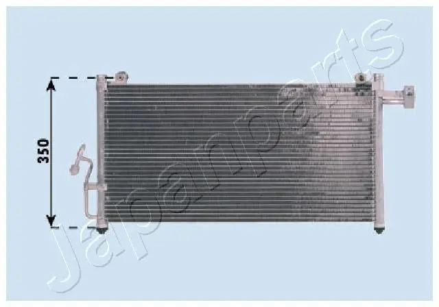 Handler.Part Condenser, air conditioning Japanparts CND253011 1