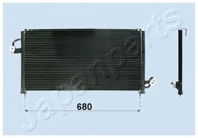 Handler.Part Condenser, air conditioning Japanparts CND243007 1