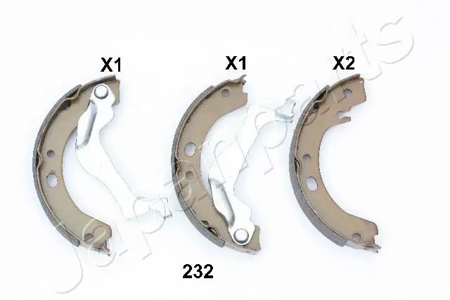 Handler.Part Brake shoe set, parking brake Japanparts GF232AF 1