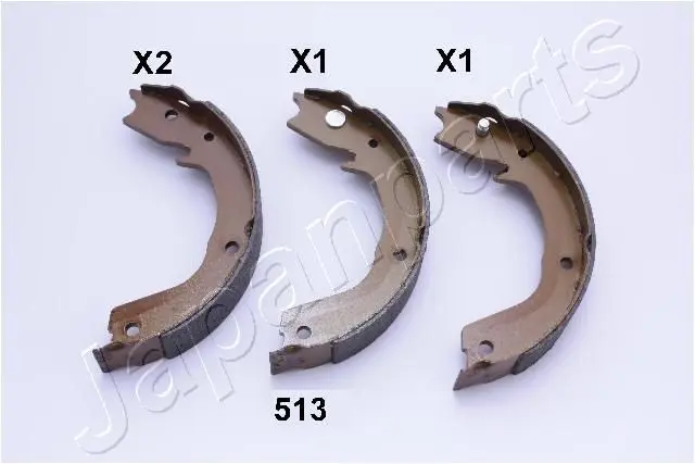 Handler.Part Brake shoe set, parking brake Japanparts GF513AF 1