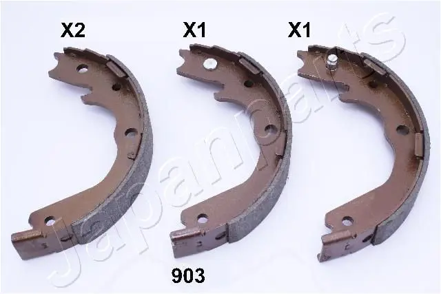 Handler.Part Brake shoe set, parking brake Japanparts GF903AF 1