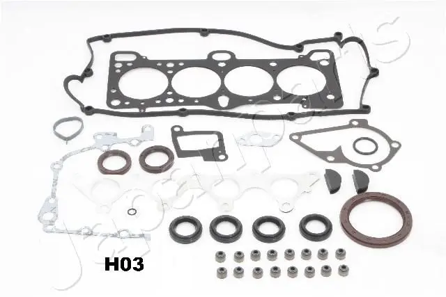 Handler.Part Full gasket set, engine Japanparts KMH03 1