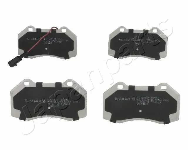 Handler.Part Brake pad set, disc brake Japanparts PA0023AF 1