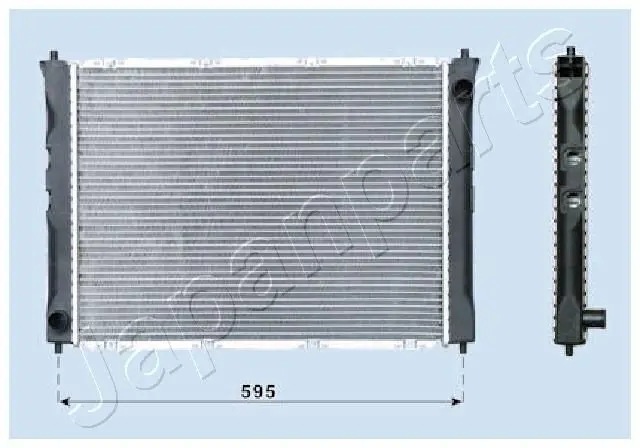 Handler.Part Radiator, engine cooling Japanparts RDA012042 1