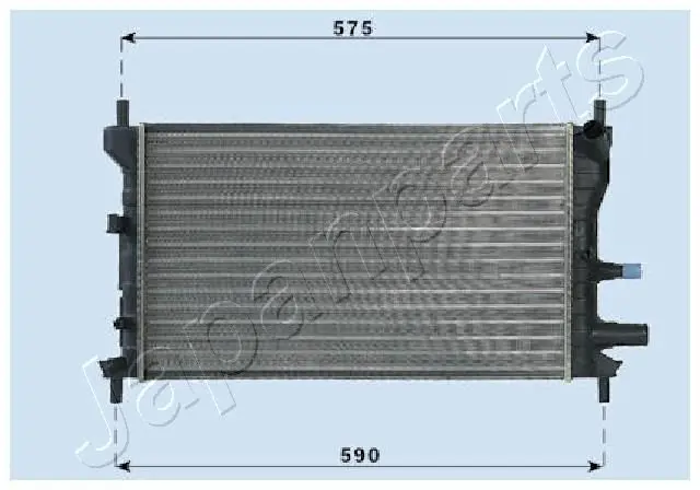 Handler.Part Radiator, engine cooling Japanparts RDA053060 1