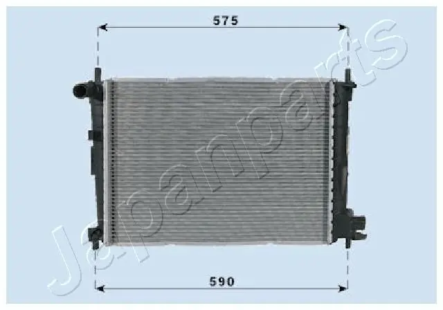 Handler.Part Radiator, engine cooling Japanparts RDA053066 1