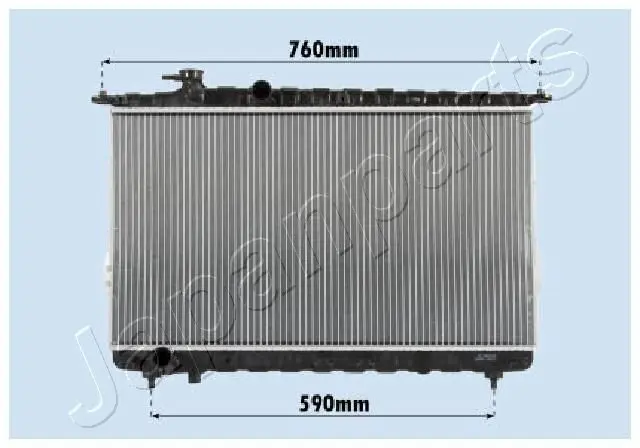 Handler.Part Radiator, engine cooling Japanparts RDA283095 1