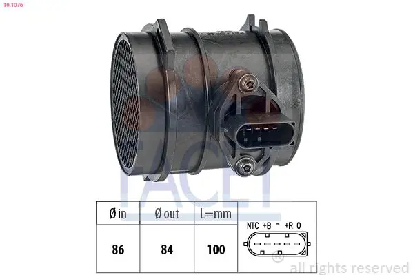 Handler.Part Air mass sensor FACET 101076 1