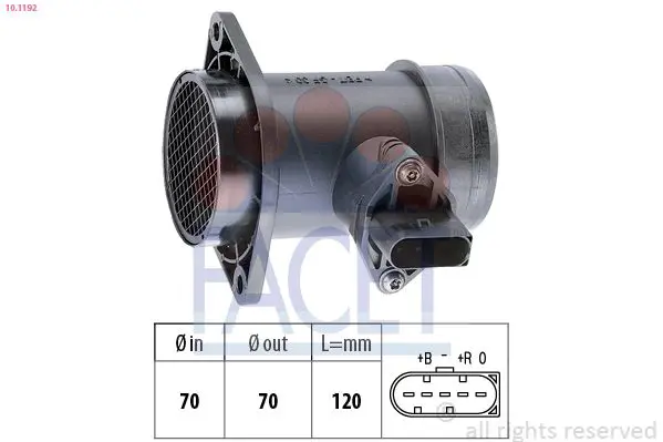 Handler.Part Air mass sensor FACET 101192 1