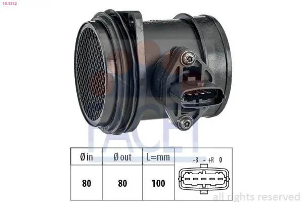 Handler.Part Air mass sensor FACET 101332 1