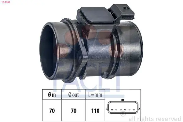 Handler.Part Air mass sensor FACET 101363 1