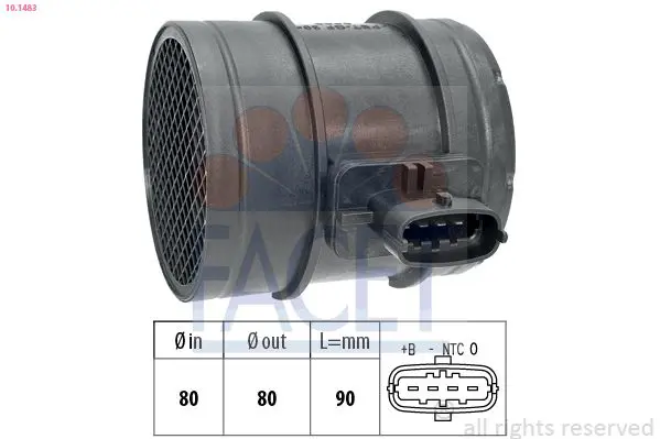 Handler.Part Air mass sensor FACET 101483 1