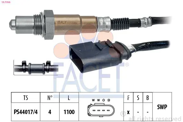 Handler.Part Lambda sensor FACET 107356 1