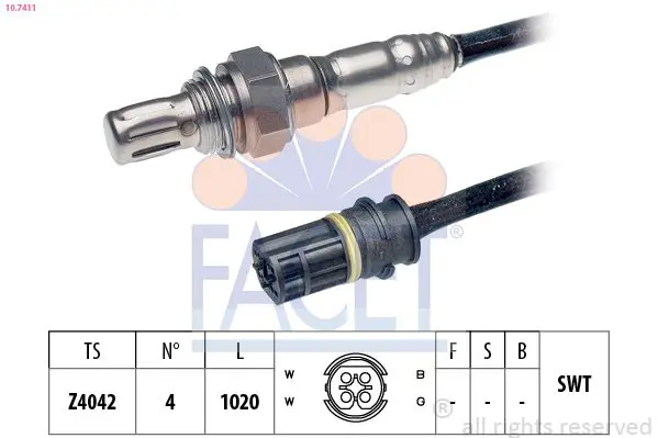 Handler.Part Lambda sensor FACET 107411 1