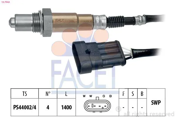 Handler.Part Lambda sensor FACET 107943 1