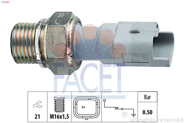 Handler.Part Oil pressure switch FACET 70130 1