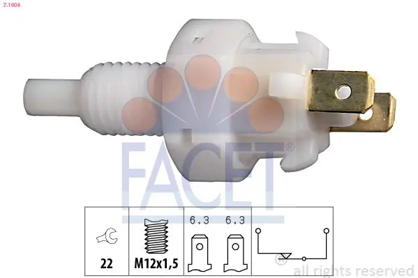 Handler.Part Brake light switch FACET 71004 1