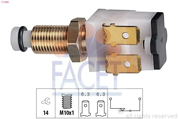 Handler.Part Brake light switch FACET 71009 1