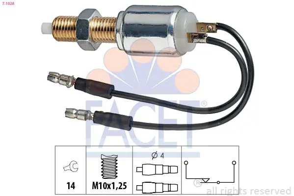 Handler.Part Brake light switch FACET 71028 1