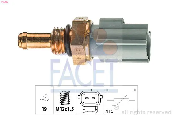 Handler.Part Sensor, coolant temperature FACET 73234 1