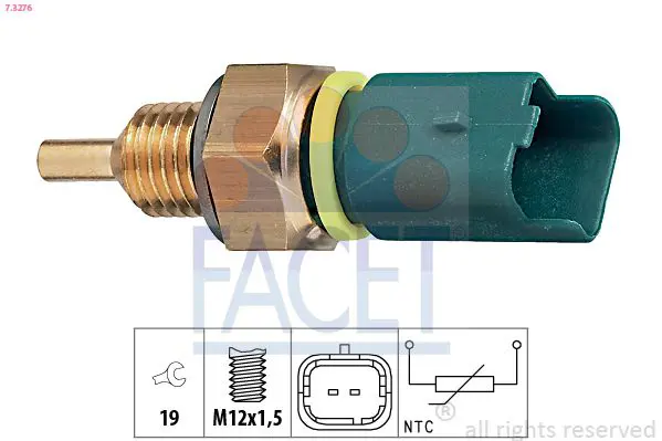 Handler.Part Sensor, coolant temperature FACET 73276 1