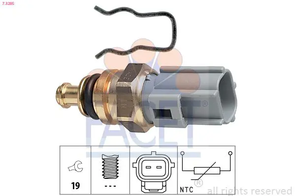 Handler.Part Coolant temperature sensor FACET 73285 1