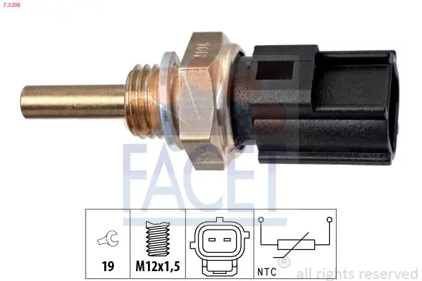 Handler.Part Sensor, coolant temperature FACET 73298 1