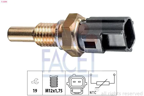 Handler.Part Sensor, coolant temperature FACET 73294 1