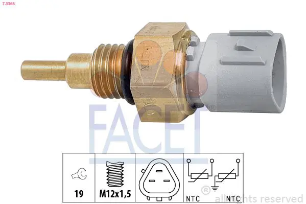 Handler.Part Sensor, coolant temperature FACET 73356 1