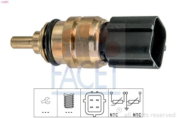 Handler.Part Sensor, coolant temperature FACET 73371 1