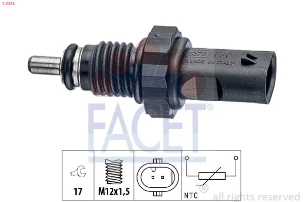 Handler.Part Sensor, coolant temperature FACET 73378 1