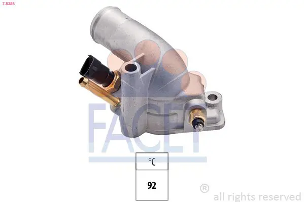 Handler.Part Thermostat, coolant FACET 78288 1