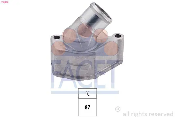 Handler.Part Thermostat, coolant FACET 78352 1