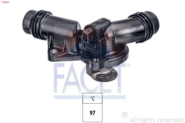 Handler.Part Thermostat, coolant FACET 78426 1