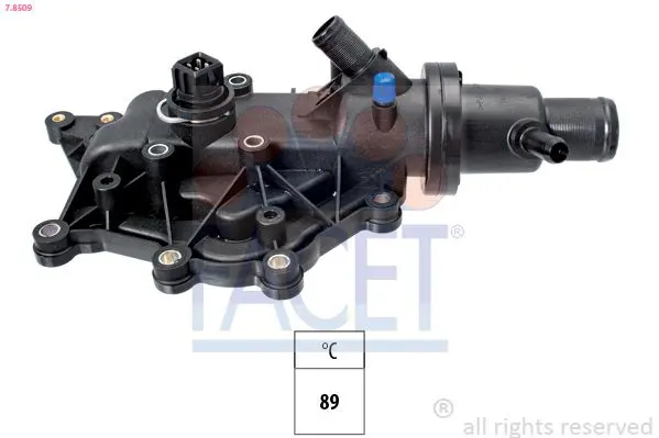 Handler.Part Thermostat, coolant FACET 78509 1