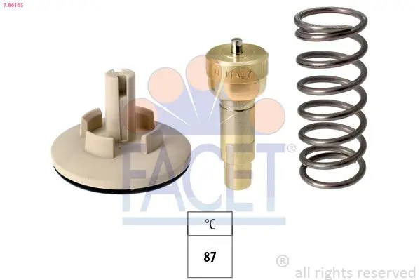 Handler.Part Thermostat, coolant FACET 78616S 1