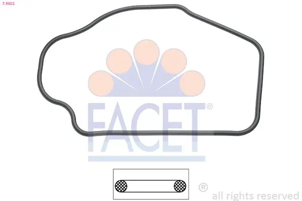 Handler.Part Gasket, thermostat FACET 79552 1