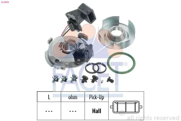 Handler.Part Sensor, ignition pulse FACET 82659 1