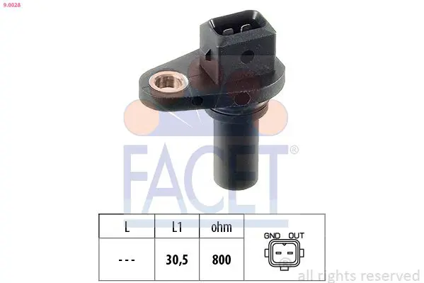 Handler.Part Sensor, rpm FACET 90028 1